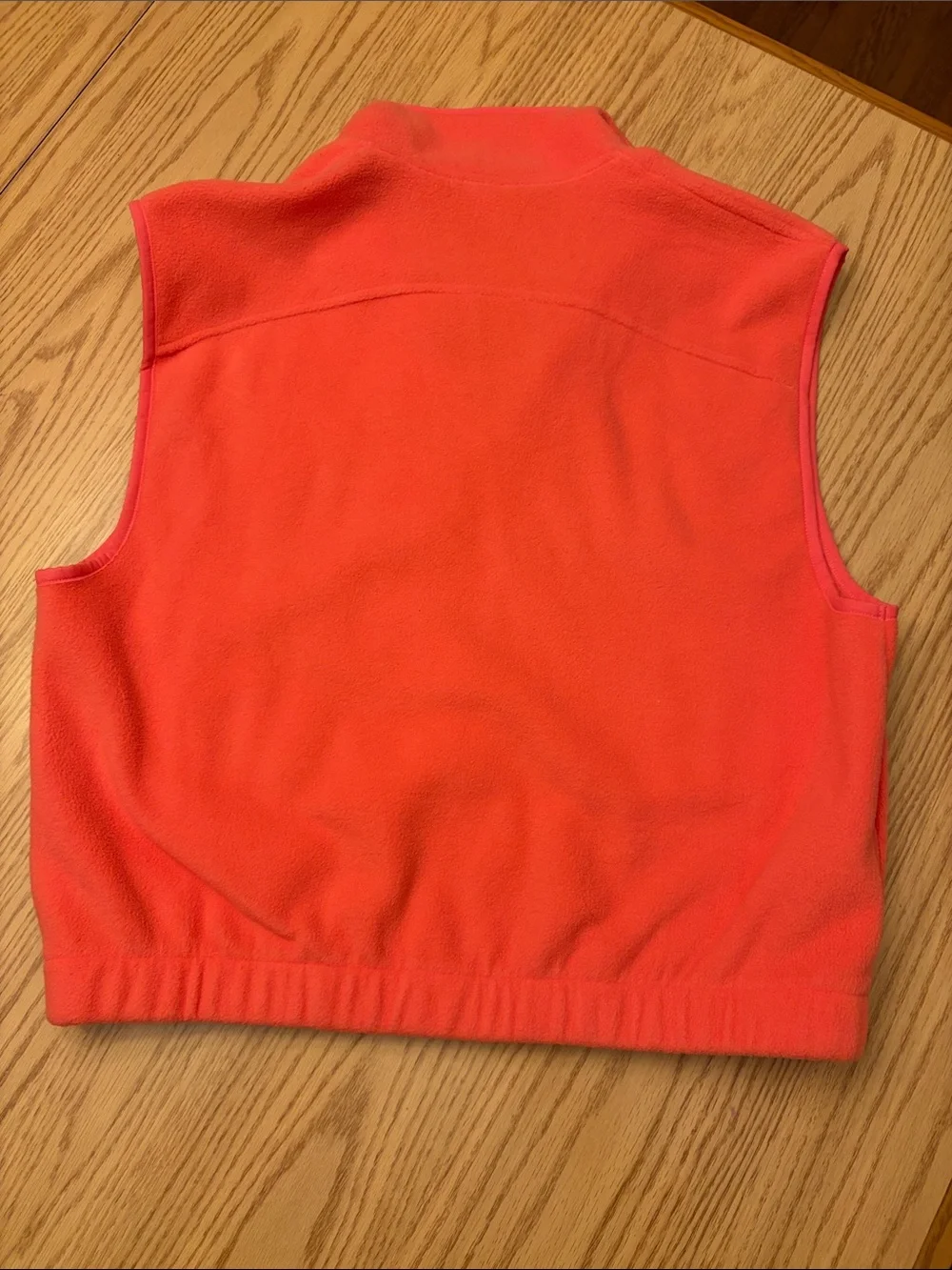 Gap Coral Fleece Vest zipper w/side pockets - size XS